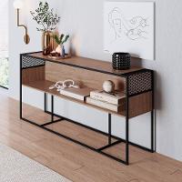 Aparador Com Nicho New Hanover E Preto 160 Cm - D'rossi - 6