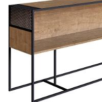 Aparador Com Nicho New Vermont E Preto 160 Cm - D'rossi - 5