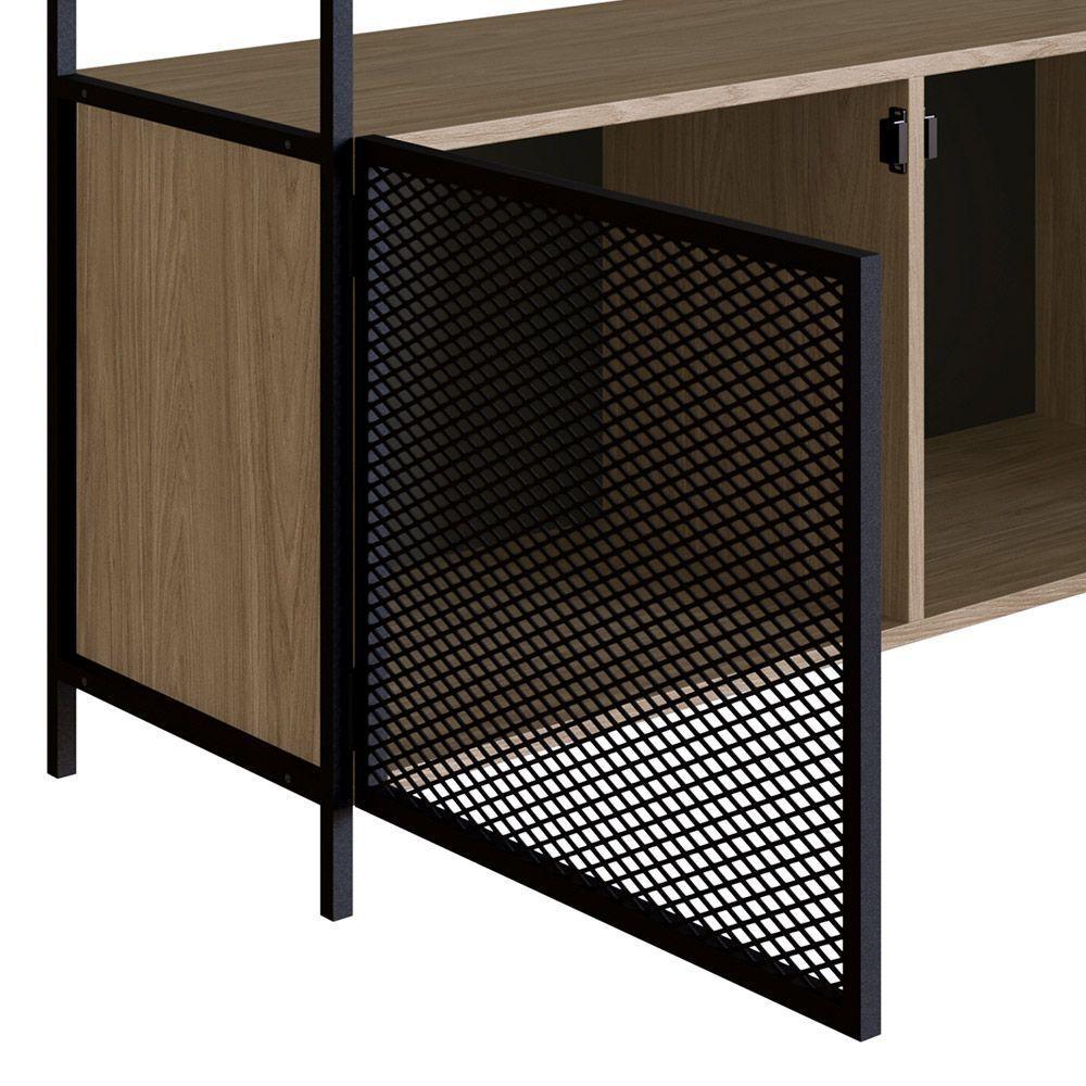 Buffet Bar New Hanover E Preto 100 Cm - D'rossi - 4