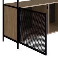 Buffet Bar New Hanover E Preto 100 Cm - D'rossi