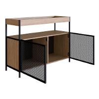 Buffet Bar New Hanover E Preto 100 Cm - D'rossi - 7