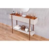 Aparador De Sala Jantar Aparador Cimol Lira 1 Prateleira Cinamomo/off White - Cimol - 1