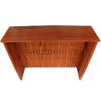 Balcão Aparador Painel Ripado 1,2m - Madeira Maciça - 4