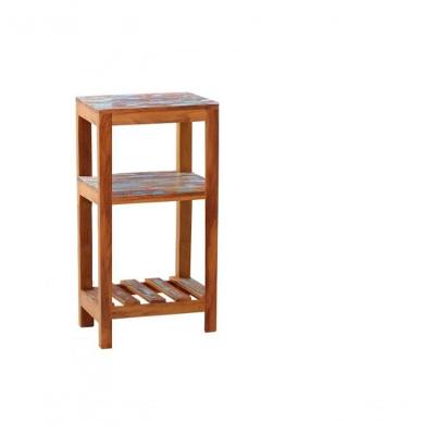 Aparador Ilha Bancada 50 Cm Madeira Maciça Pátina