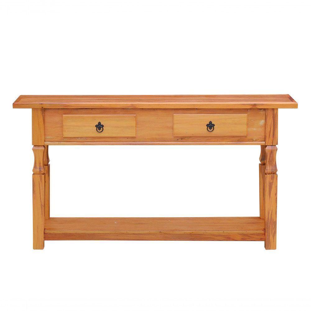 Aparador Belga 1,5m 2 Gavetas Madeira Maciça Natural - 1