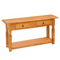 Aparador Belga 1,5m 2 Gavetas Madeira Maciça Natural - 3