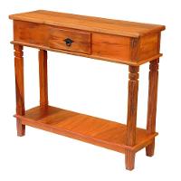 Aparador Tradicional Madeira Maciça 1m 1 Gaveta - Natural - 3