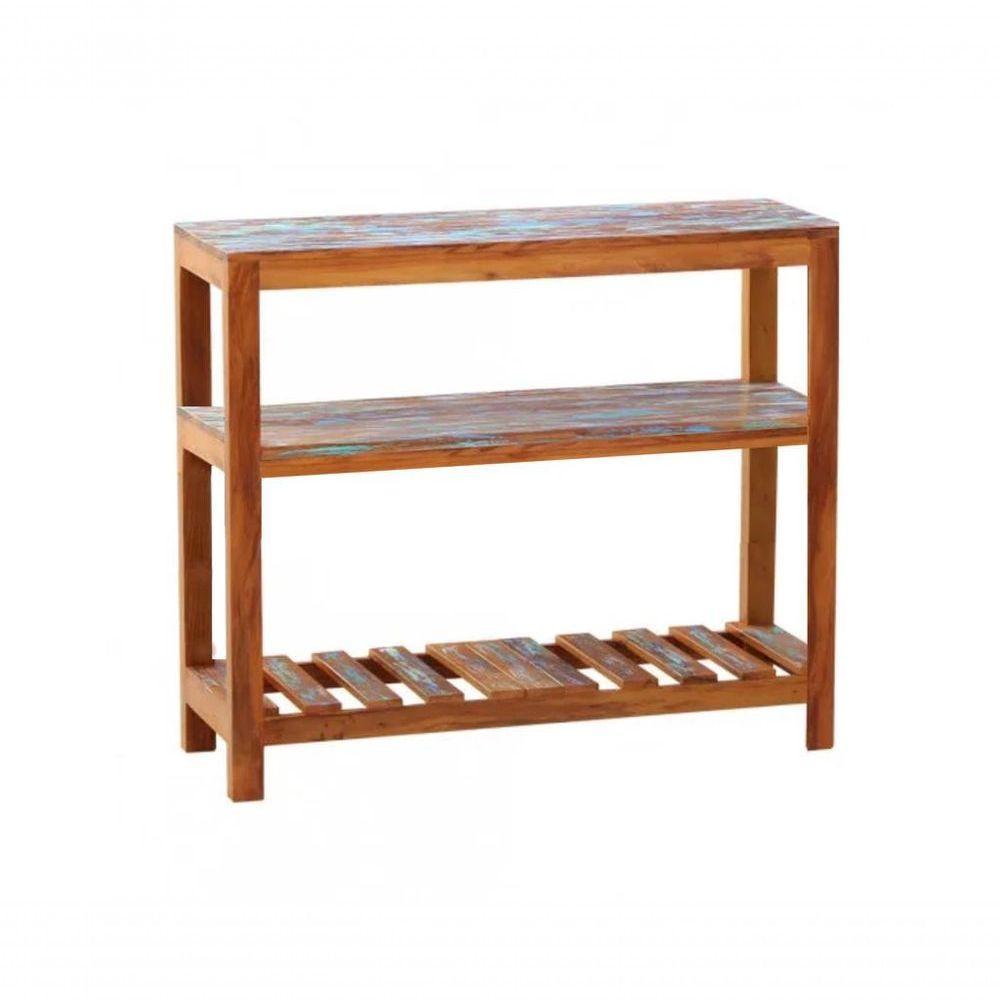 Aparador Ilha Bancada 1,5 M Madeira Maciça Pátina - 1