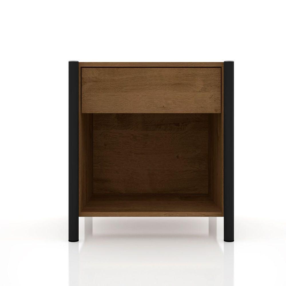 Mesa De Cabeceira Viena Para Quarto Com Gaveta - 1