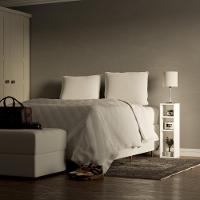 Mesa De Cabeceira Com Nichos Branca Cama Solteiro Quarto Sala 70cm - 5