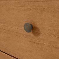 Mesa De Cabeceira 3 Gavetas Maggiore Amendoa Clean - 3