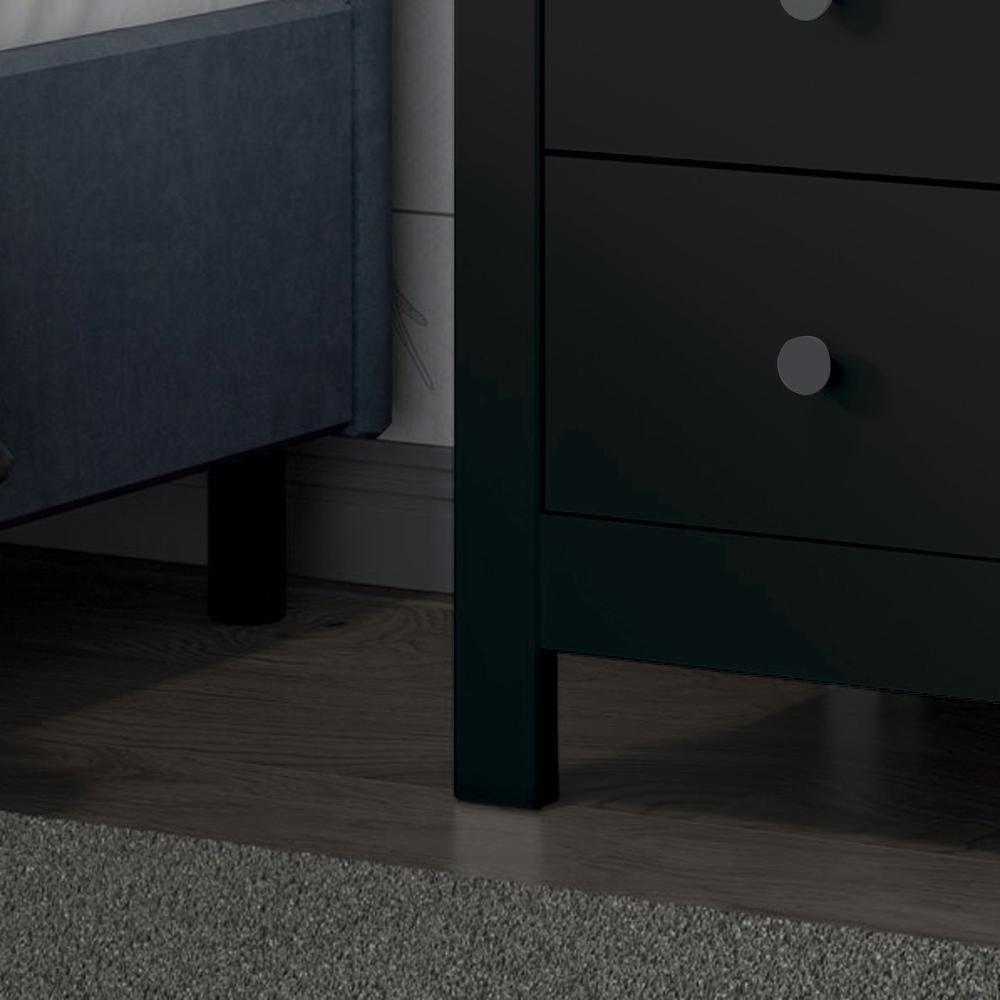 Mesa De Cabeceira Ditália Conjunto Com 2 Un. Dm-113 Preto - 8