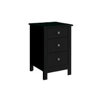 Mesa De Cabeceira Ditália Conjunto Com 2 Un. Dm-113 Preto - 2