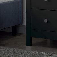 Mesa De Cabeceira Ditália Conjunto Com 2 Un. Dm-113 Preto - 8