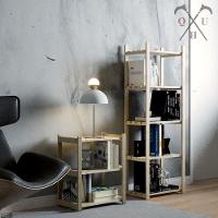 Kit Organizador Multiuso Madeira Pinus Com 5 Prateleiras - 1