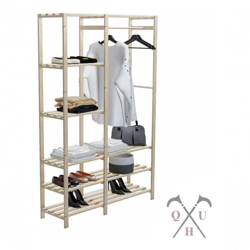 Estante Para Livro QuartosLavanderiaClosets Rustico Pinus - 4