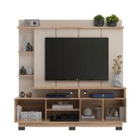 Home Para Tv 65 Polegadas 2portas Ho4200 Carvalho Oak Cristalo Decibal Carvalho Oak - 3