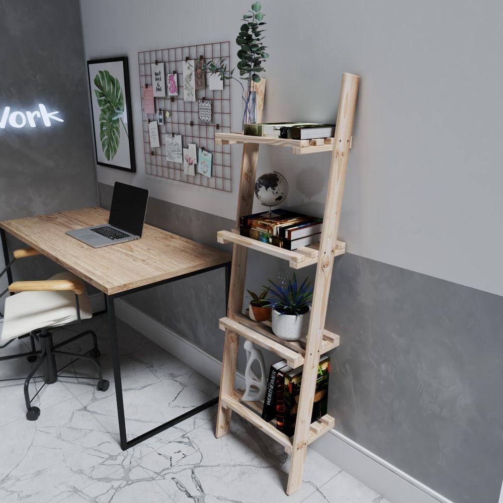 Escada Estante Pinus Organizadora Multiuso Moderno - 10