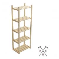 Combo Expositor De Livros Pinus Tripla Prateleiras Suspensas - 6