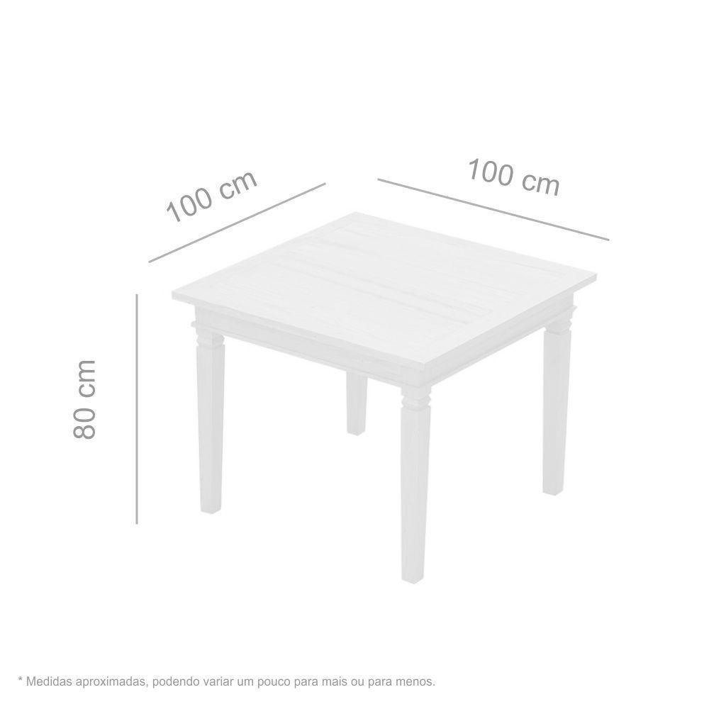 Conjunto Mesa De Jantar Rústica 1m 4 Banquetas Ripada Madeira Maciça Natural - 2