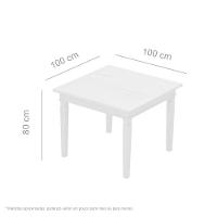 Conjunto Mesa De Jantar Rústica 1m 4 Banquetas Ripada Madeira Maciça Natural - 2