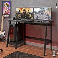 Mesa Escritório Escrivaninha Ditália Mc-190 Preto - 2