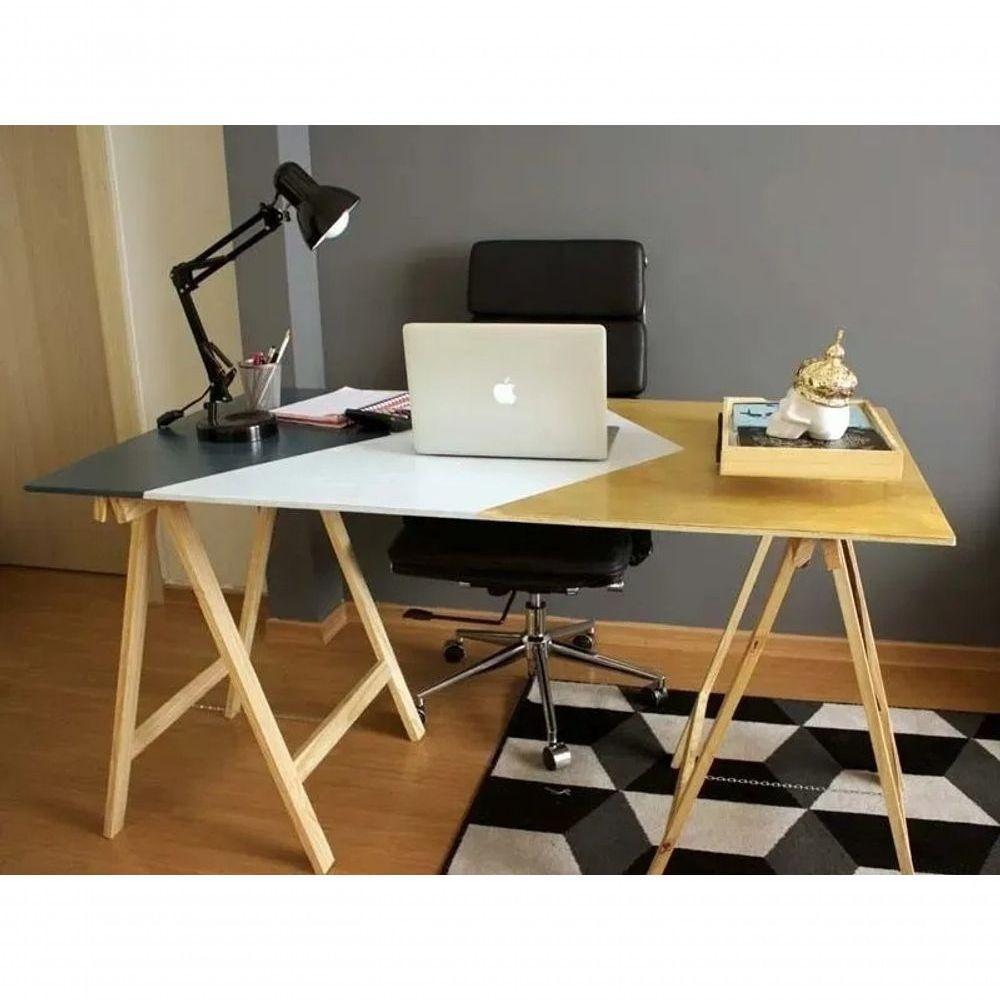 Kit Cavaletes De Apoio P/ Mesas E Ateliê Ferramenta 80cm - 1