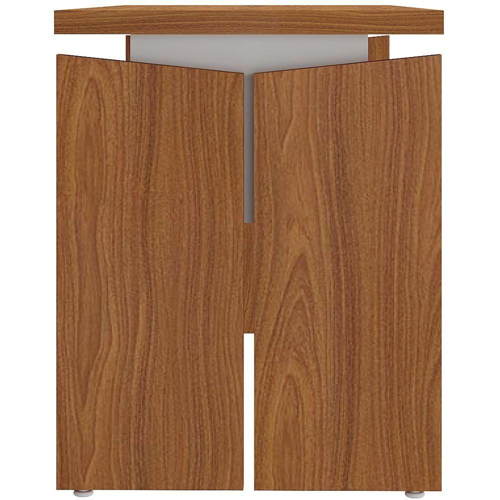 Mesa Para Escritório Home Office 145cm Unik A02 Freijó Branco - Lyam Decor - 2