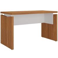 Mesa Para Escritório Home Office 145cm Unik A02 Freijó Branco - Lyam Decor - 1
