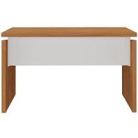 Mesa Para Escritório Home Office 145cm Unik A02 Freijó Branco - Lyam Decor