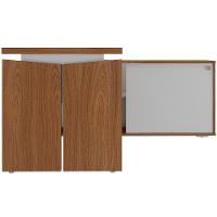 Mesa Para Escritório Home Office Em L 170x155cm Unik A02 Freijó Branco - Lyam Decor - 2