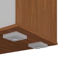 Mesa Para Escritório Home Office Em L 170x155cm Unik A02 Freijó Branco - Lyam Decor - 3