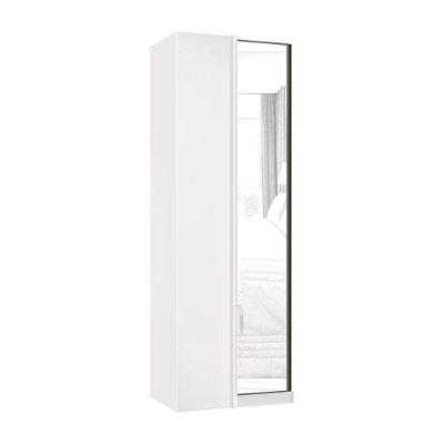 Guarda Roupa Modulado Canto Reto 1 Porta 80cm Com Espelho Prime Luciane Móveis