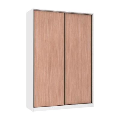 Guarda Roupa 2 Portas De Correr 3 Gavetas 159cm Prime Luciane Móveis