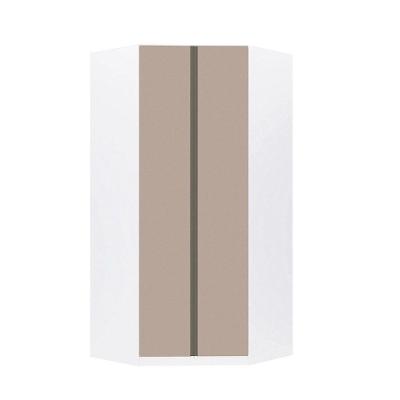 Guarda Roupa Modulado Canto Closet 2 Portas 7 Prateleiras 111,9cm Prime Luciane Móveis