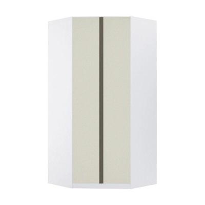 Guarda Roupa Modulado Canto Closet 2 Portas 7 Prateleiras 111,9cm Prime Luciane Móveis