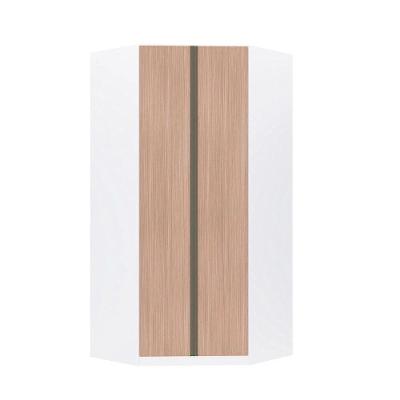 Guarda Roupa Modulado Canto Closet 2 Portas 7 Prateleiras 111,9cm Prime Luciane Móveis