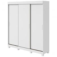 Guarda Roupa Saion 3 Portas Sem Espelho Com Pés - Lopas Branco - 1