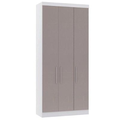 Guarda Roupa Modulado 101,50cm 3 Portas Alpes Luciane Móveis