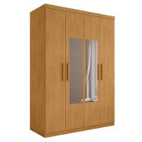 Guarda Roupa Com Espelho 4 Portas Cajá Naturalle - 3