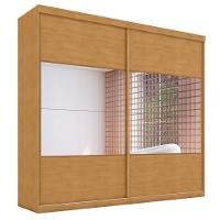 Roupeiro Com Espelho E 2 Portas Limoeiro Naturalle - 2