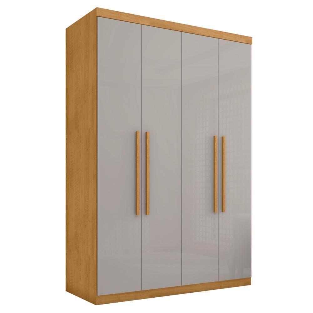 Roupeiro 4 Gavetas E 4 Portas Itajaí Naturalle Off White - 2