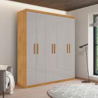 Roupeiro 6 Portas E 3 Gavetas Polônia Naturalle Off White - 1