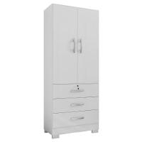 Roupeiro 2 Portas E 3 Gavetas Sneek Branco - 2