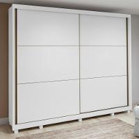 Guarda Roupa Easy Max 2 Portas Sem Espelho Branco Lopas - 9