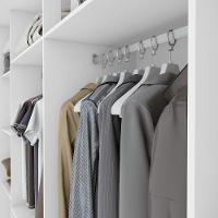 Guarda Roupa Easy Max 2 Portas Sem Espelho Branco Lopas - 10