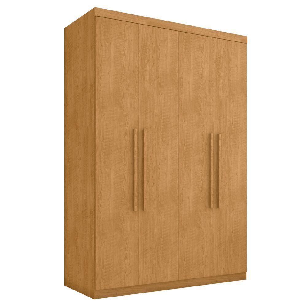 Guarda Roupa 4 Portas E 4 Gavetas Lages Naturalle - 2