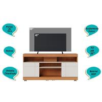 Rack Bancada Tv Até 47 2 Portas Yara Freijó Off White - 2