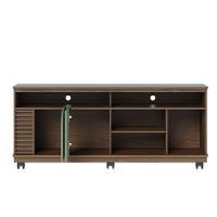 Rack Bancada 2 Portas Com Rodízio Jurerê 1.5 Amêndoa Hortelã - 8