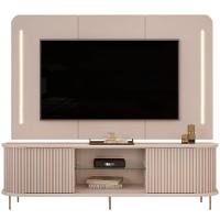 Rack Para Sala Ripado Com Painel Para Tv 75 Pol Atlantis D05 Off White - 5